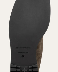 Joss Bootie, Truffle Suede Joss Bootie dear-frances 
