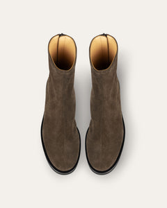 Joss Bootie, Truffle Suede Joss Bootie dear-frances 