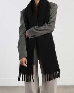 Tabata Aplaca Scarf, Black Scarf dear-frances 