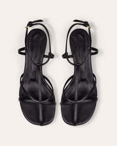 Tee Sandal, Black Tee dear-frances 