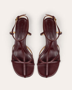 Tee Sandal, Bordeaux Tee dear-frances 